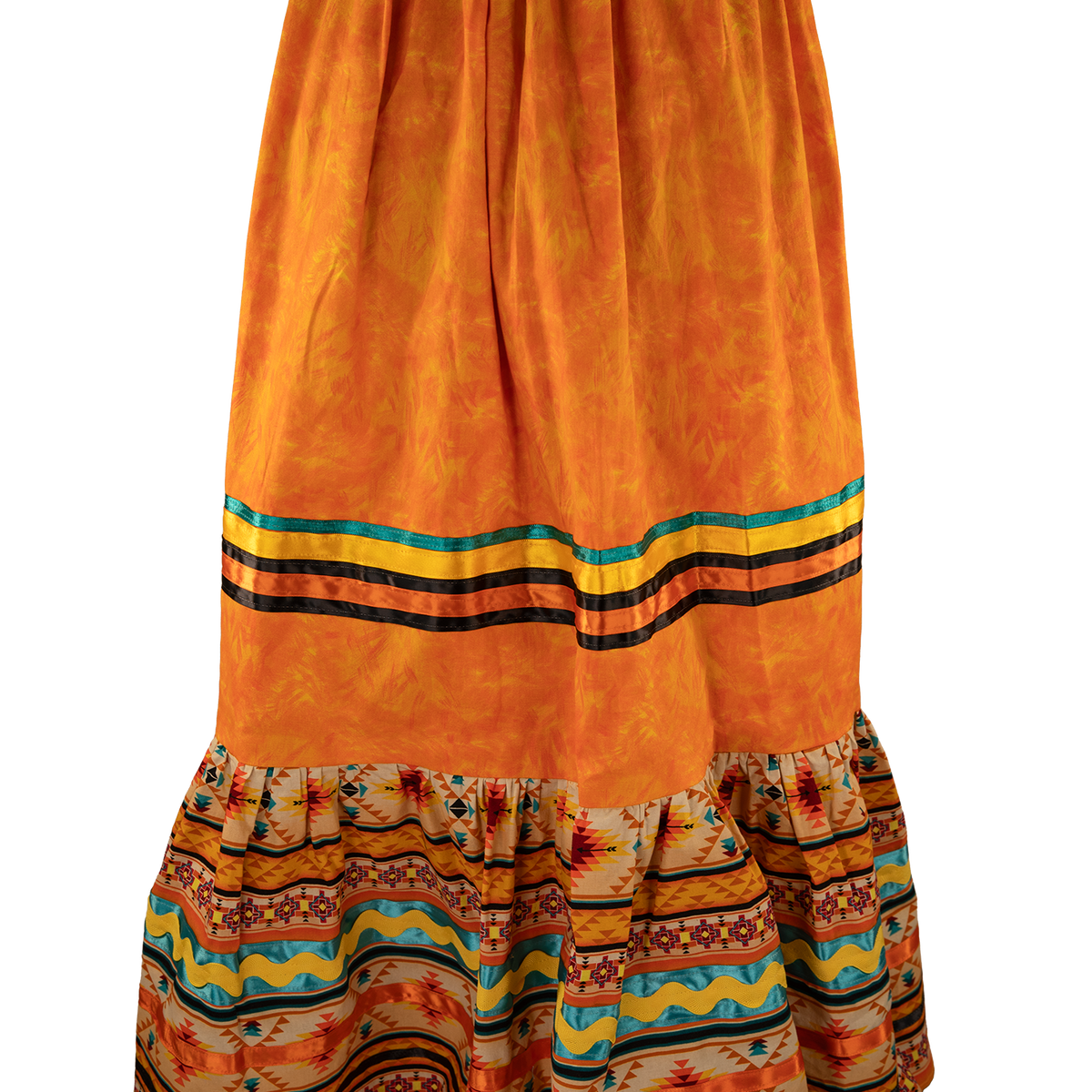 Ribbon Skirt - Orange/Southwest – Aachompa'
