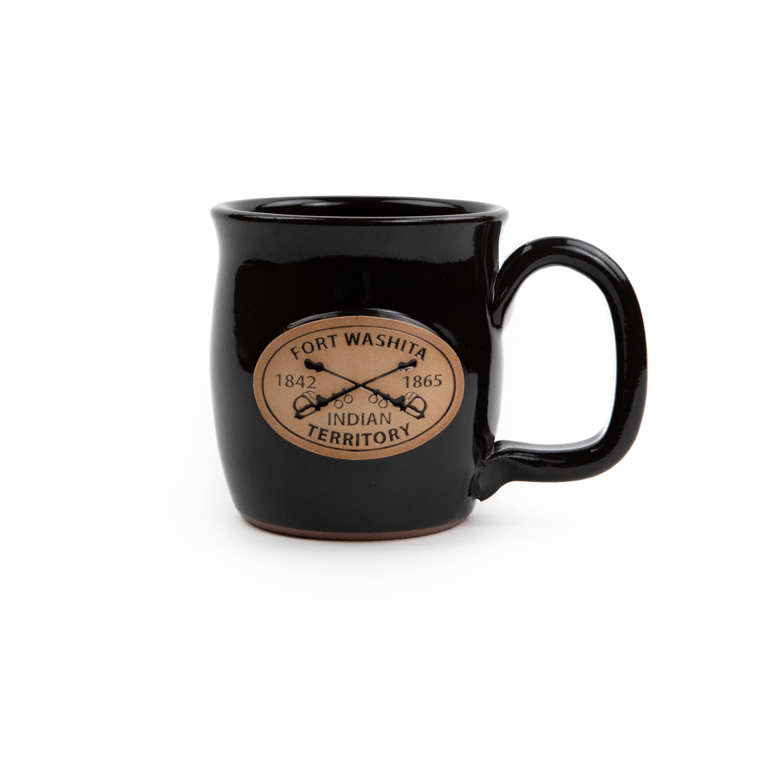 Fort Washita Black Coffee Mug