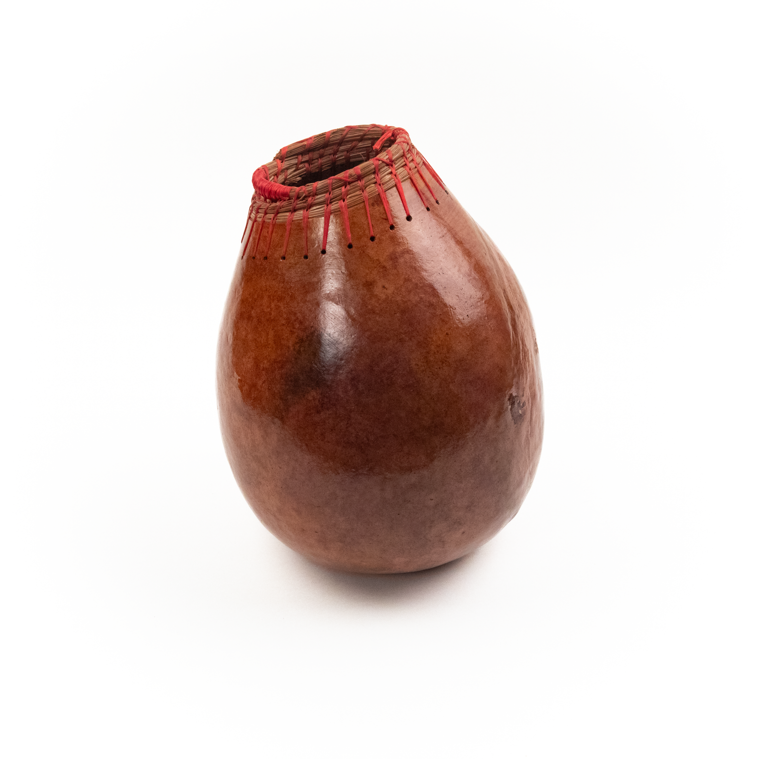 Large Handmade Gourd Vessel