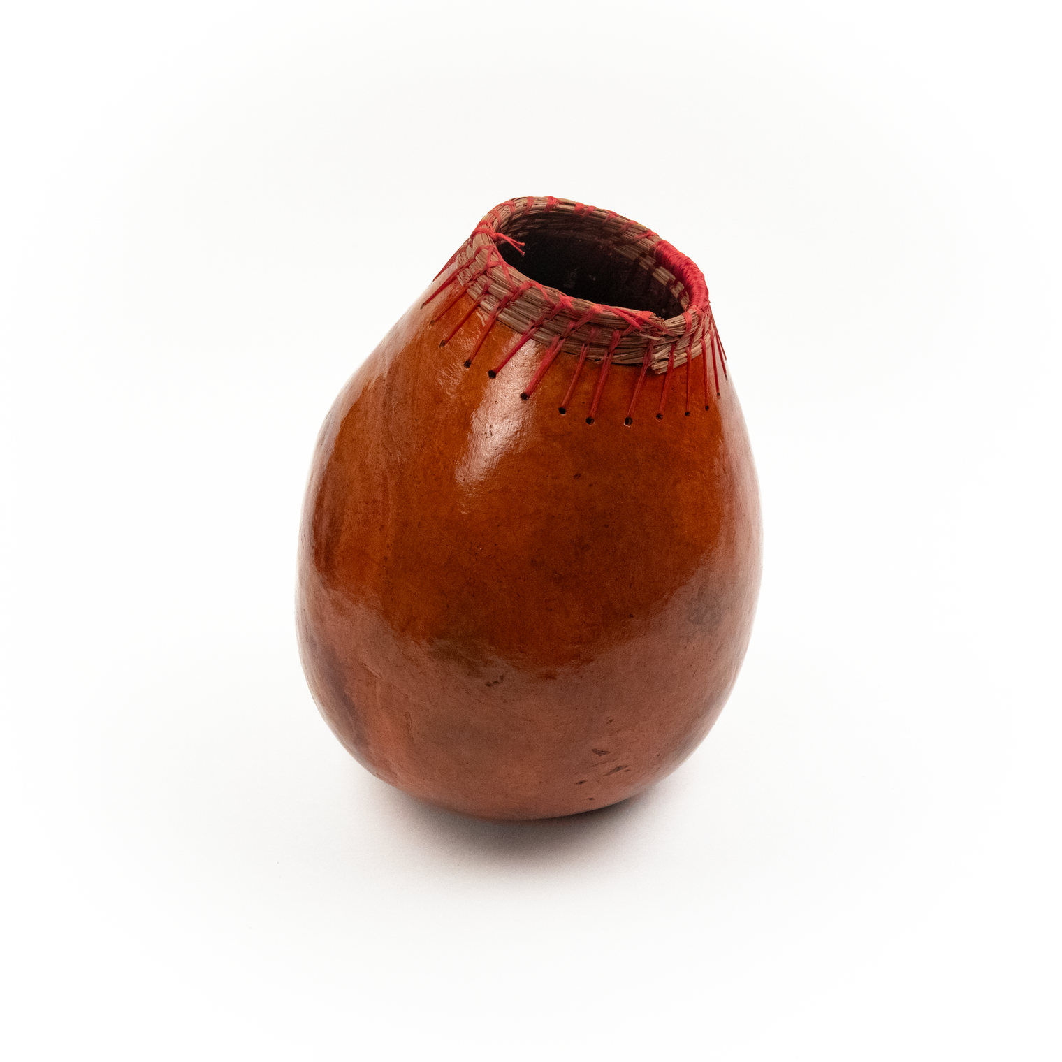 Large Handmade Gourd Vessel
