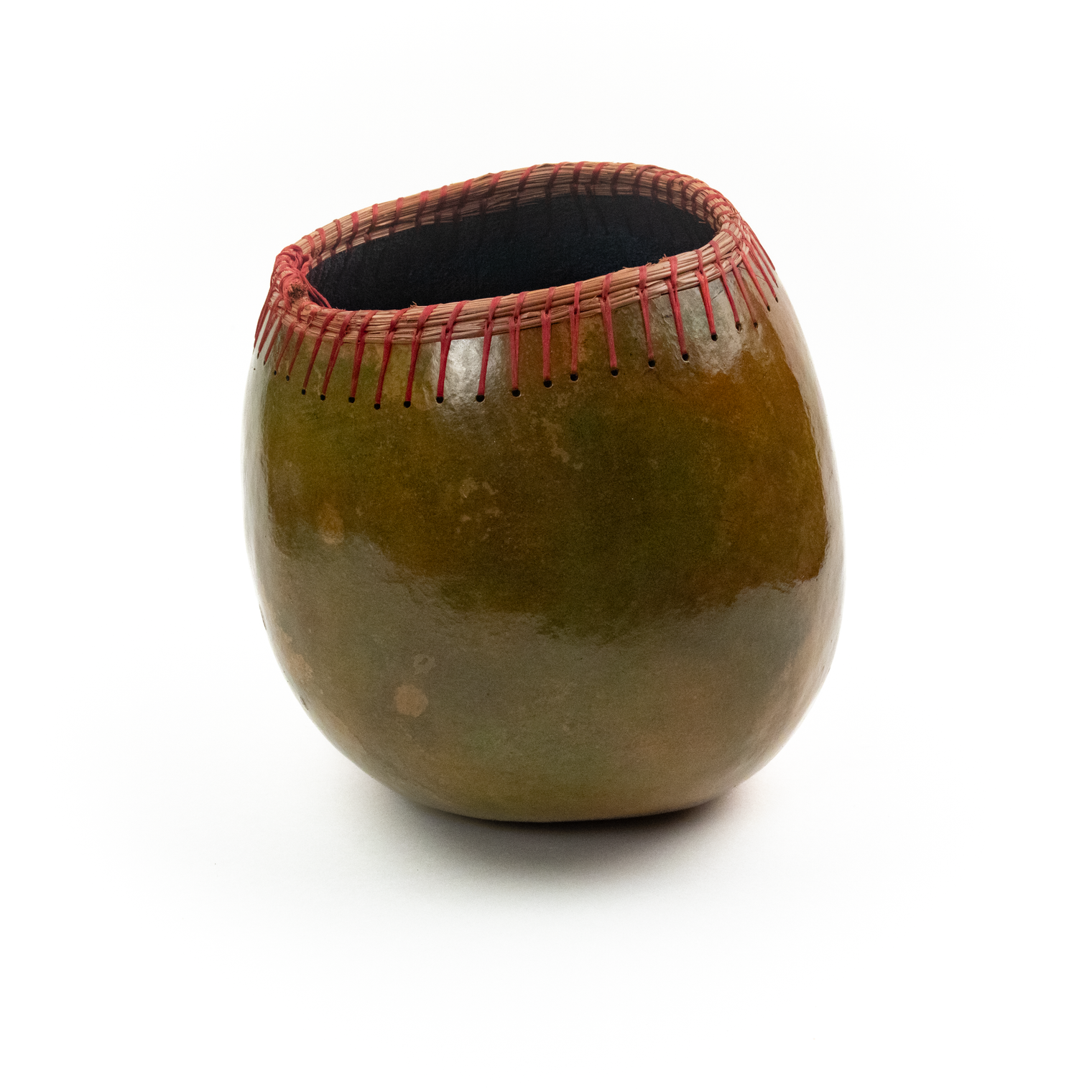 Large Handmade Gourd Vessel