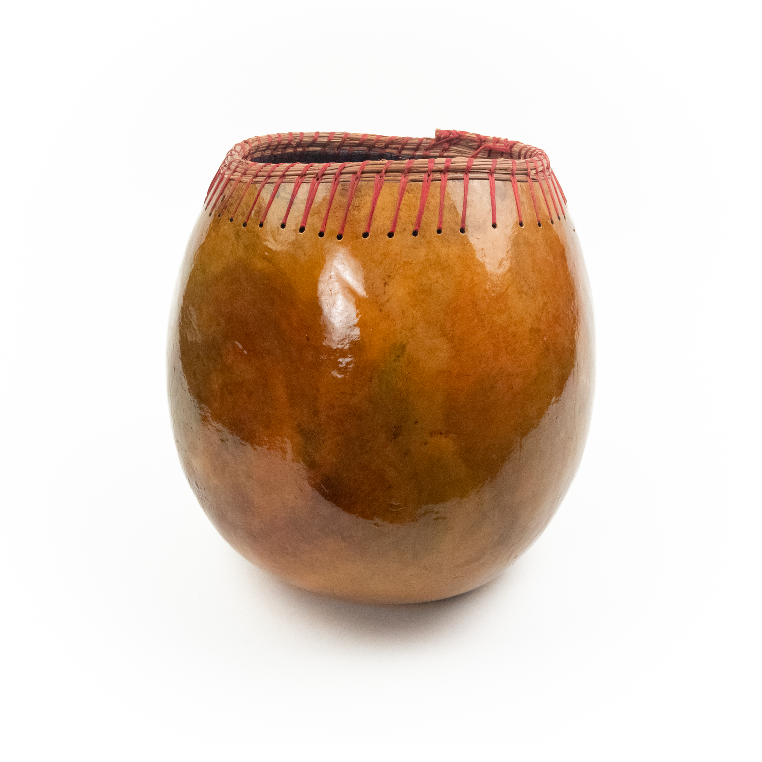Large Handmade Gourd Vessel