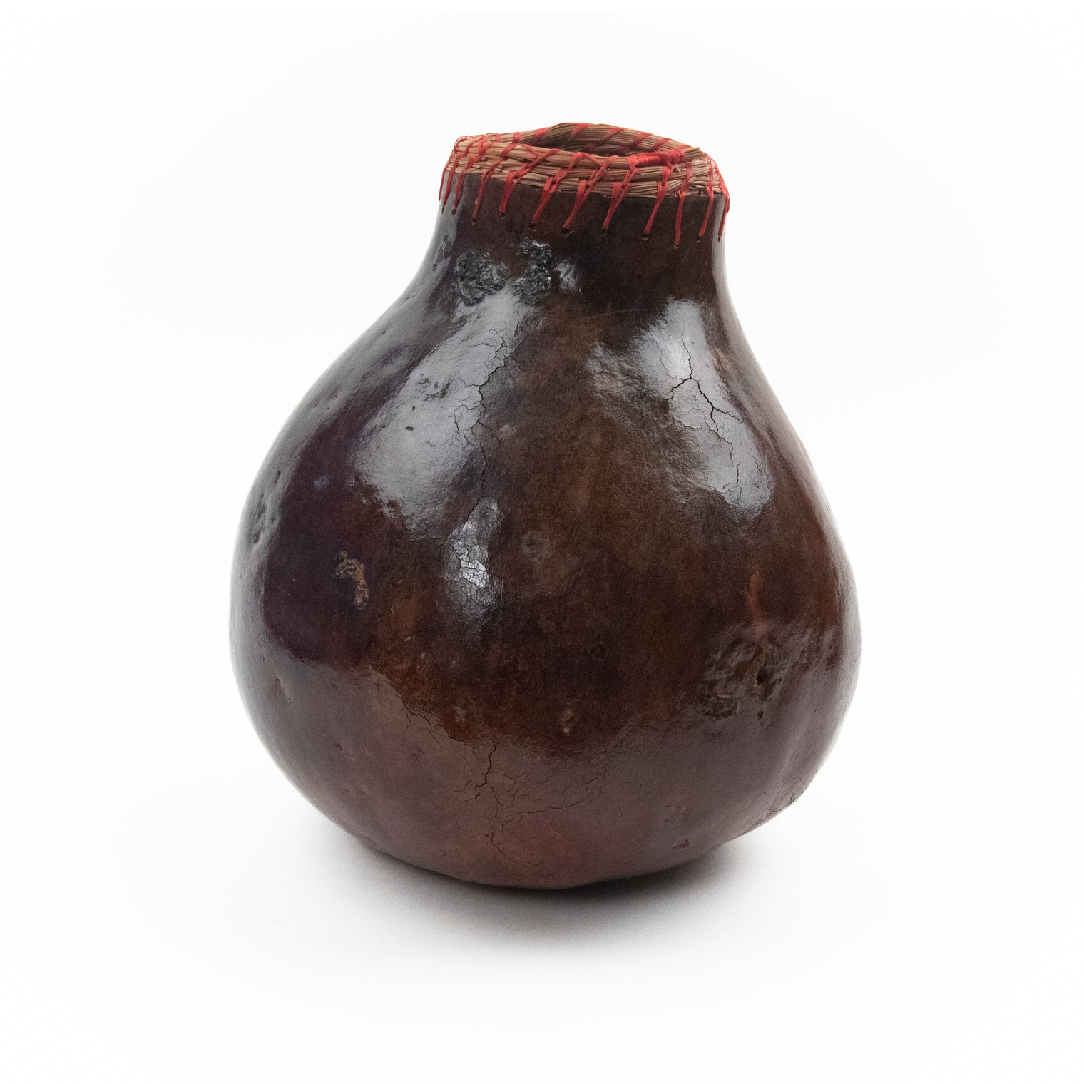 Large Handmade Gourd Vessel
