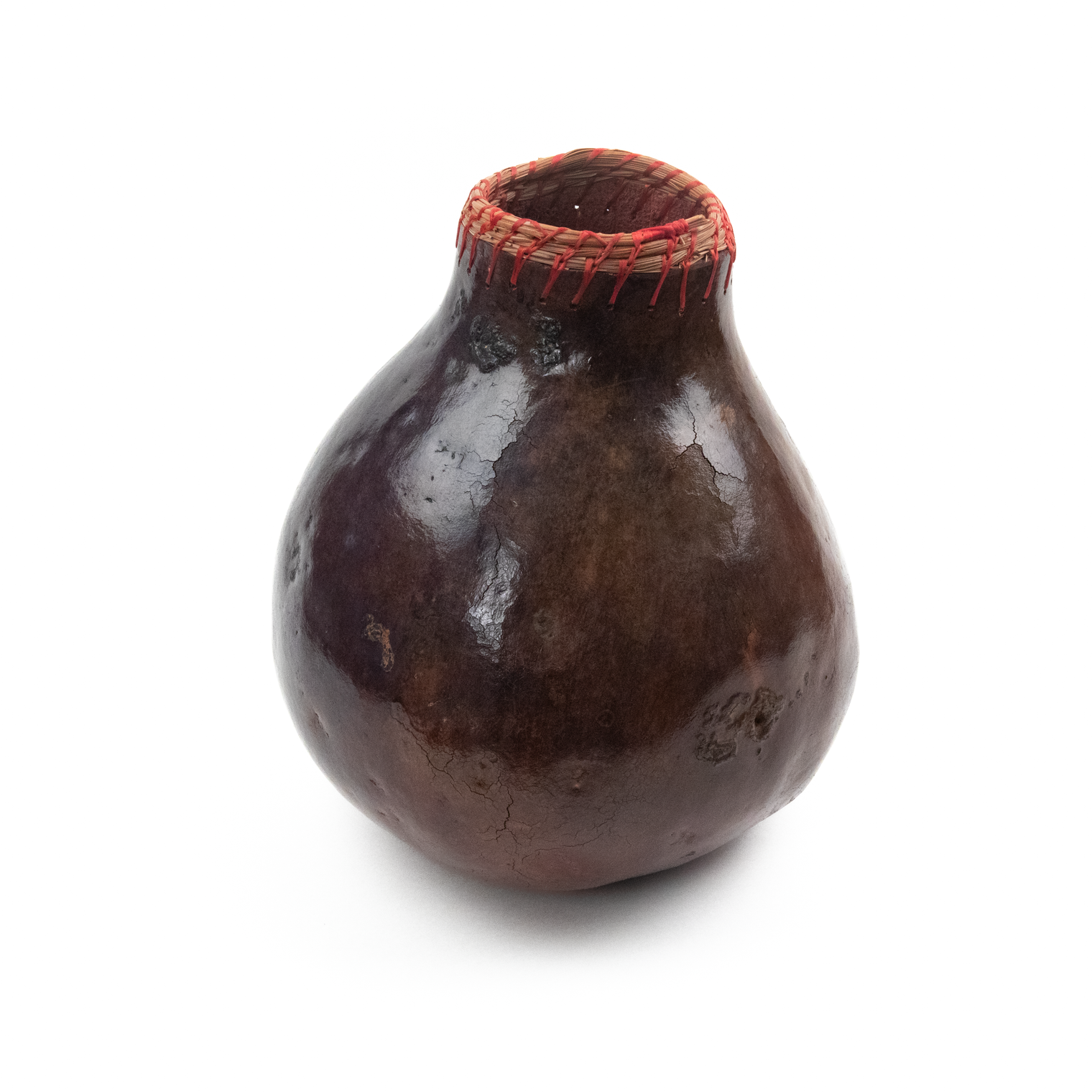 Large Handmade Gourd Vessel