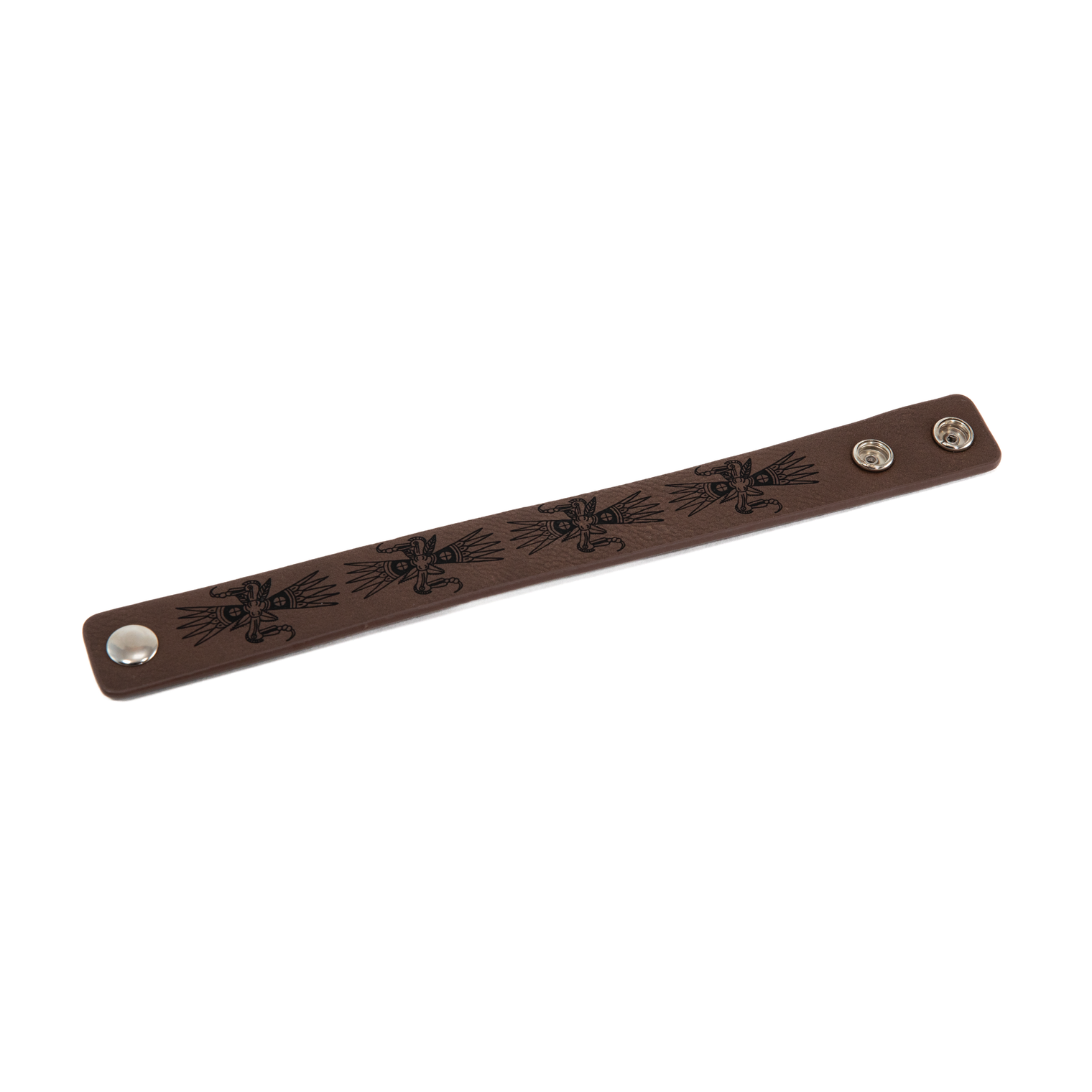 1 Inch Embossed  Leather Bracelet