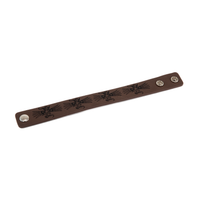 1 Inch Embossed  Leather Bracelet