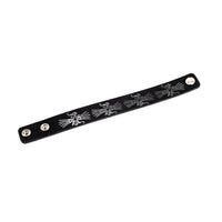1 Inch Embossed  Leather Bracelet