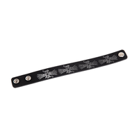 1 Inch Embossed  Leather Bracelet