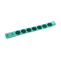 1 Inch Embossed  Leather Bracelet