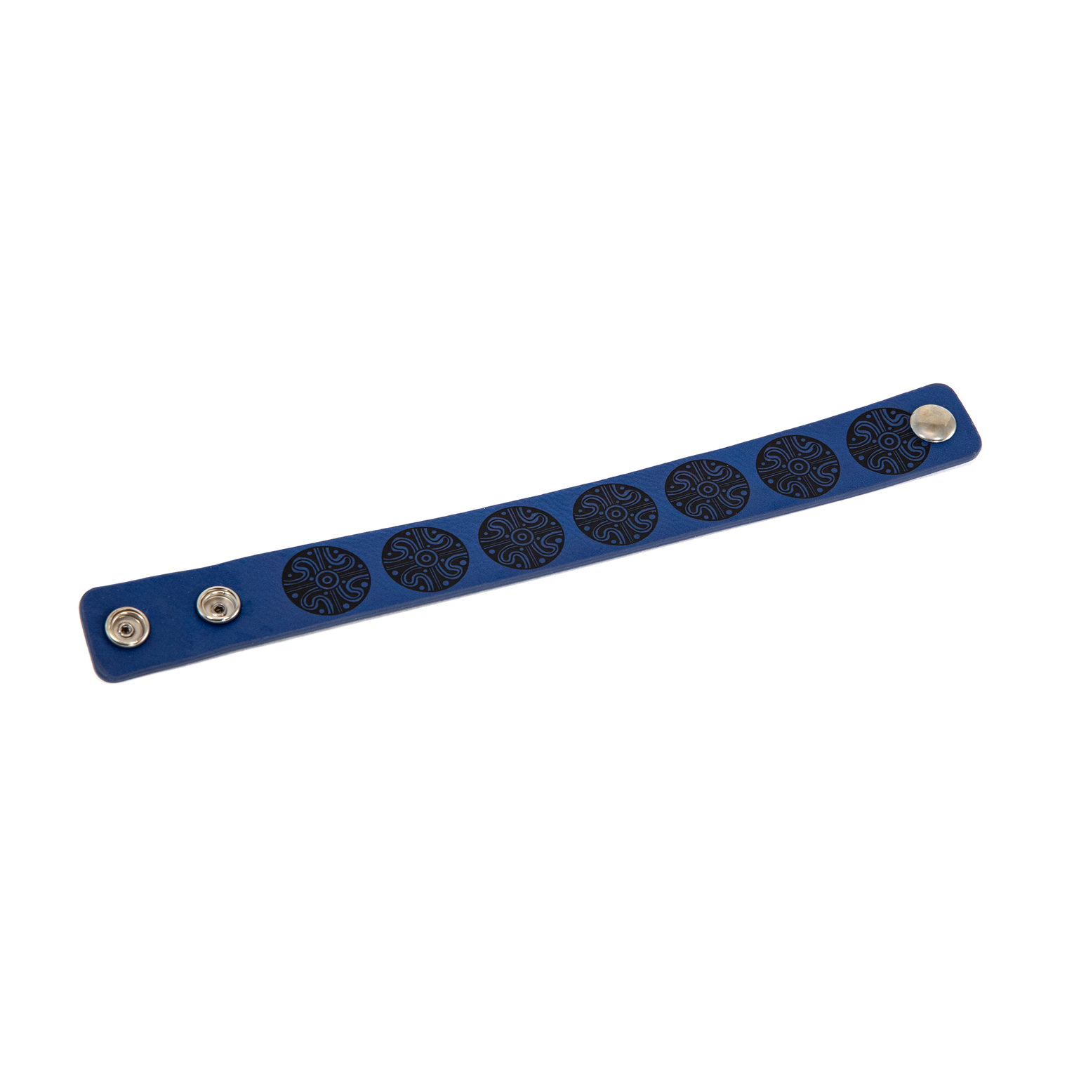 1 Inch Embossed  Leather Bracelet