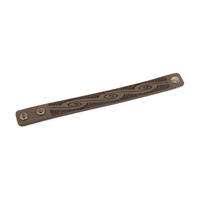 1 Inch Embossed  Leather Bracelet