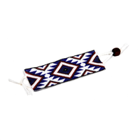 Wide Loom-Beaded Bracelet
