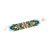Wide Loom-Beaded Bracelet