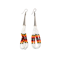 Beaded Cone Earrings