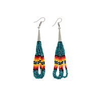 Beaded Cone Earrings