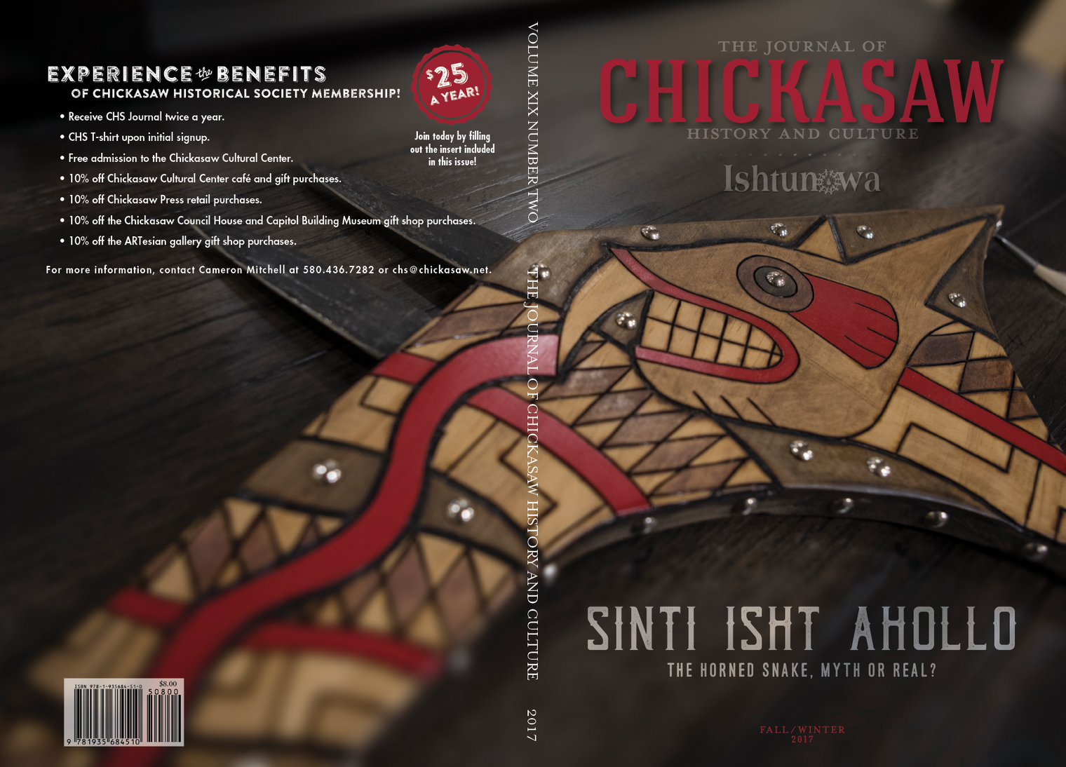 The Journal of Chickasaw History and Culture - Fall/Winter 2017