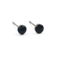Black Onyx Earring Studs