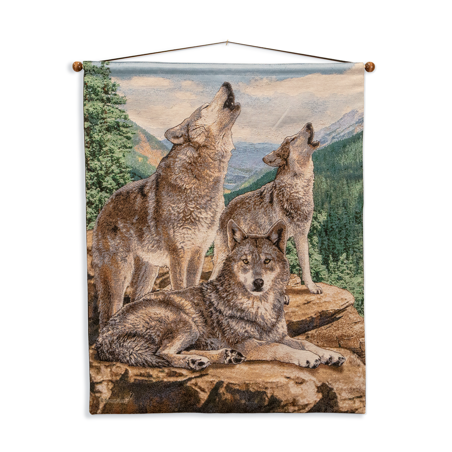 Wolf Wall Tapestry