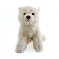 White Plush Dog-Chickasaw Cultural Center