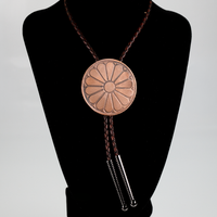 Copper Bolo - Daisy Pattern