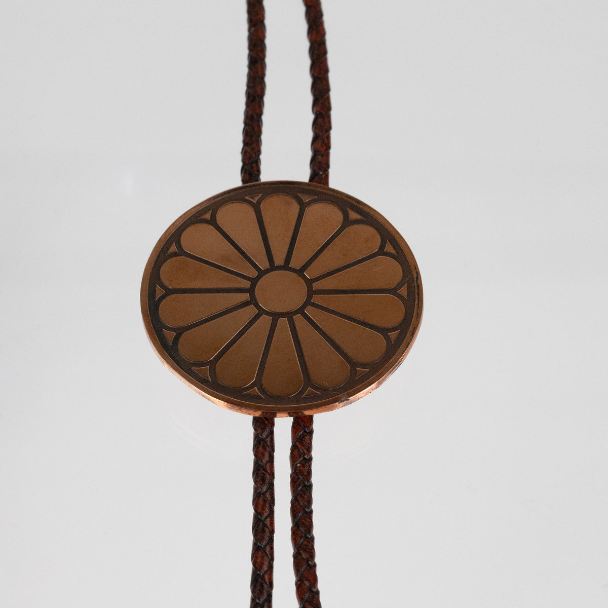 Copper Bolo - Daisy Pattern