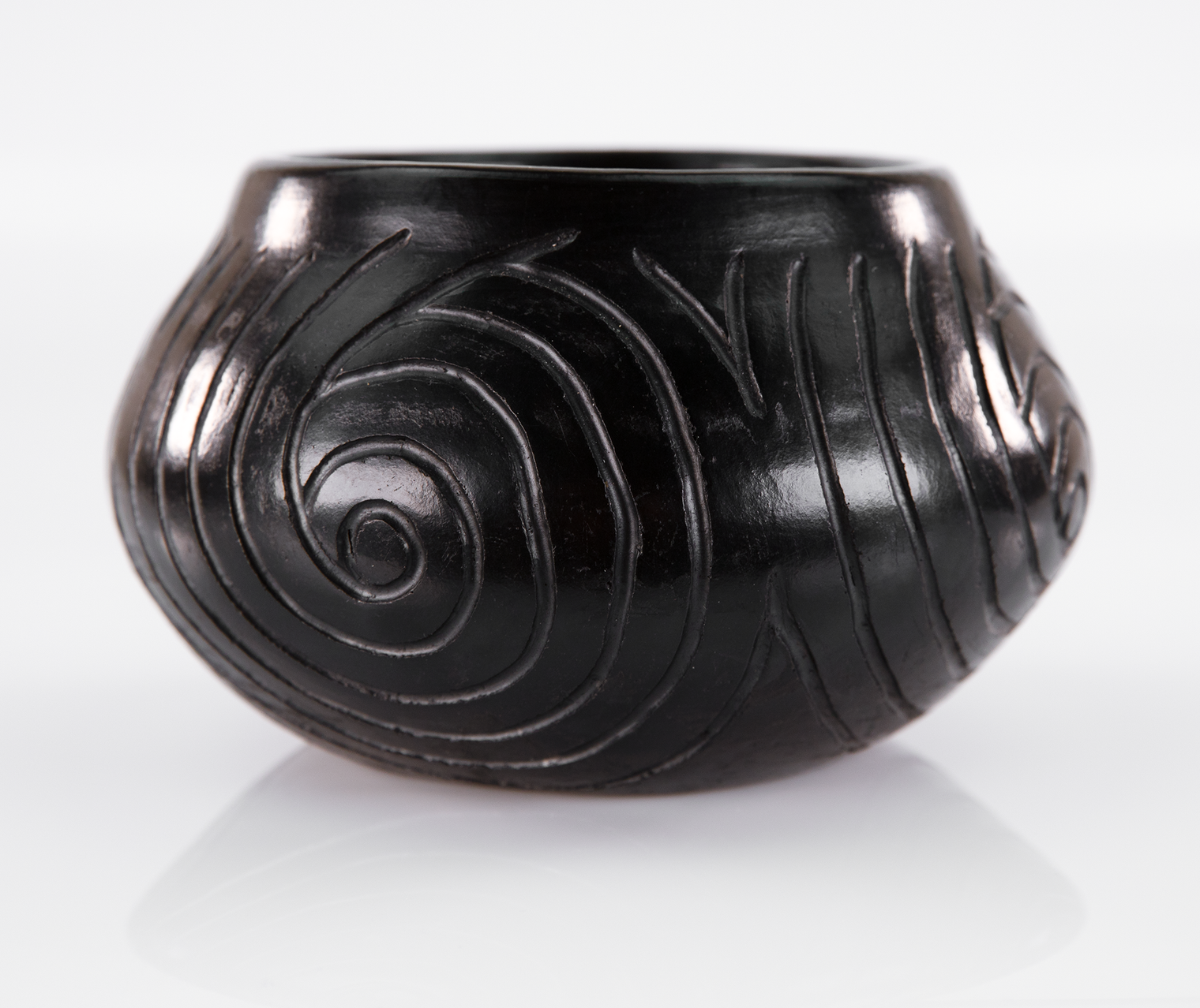 Carved Black Pottery