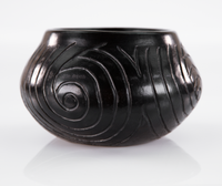 Carved Black Pottery