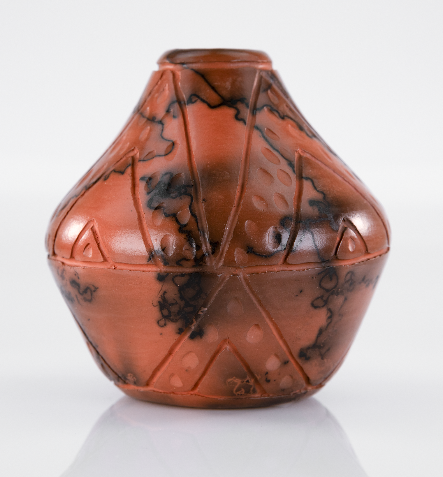 Red Clay Horsehair Pottery
