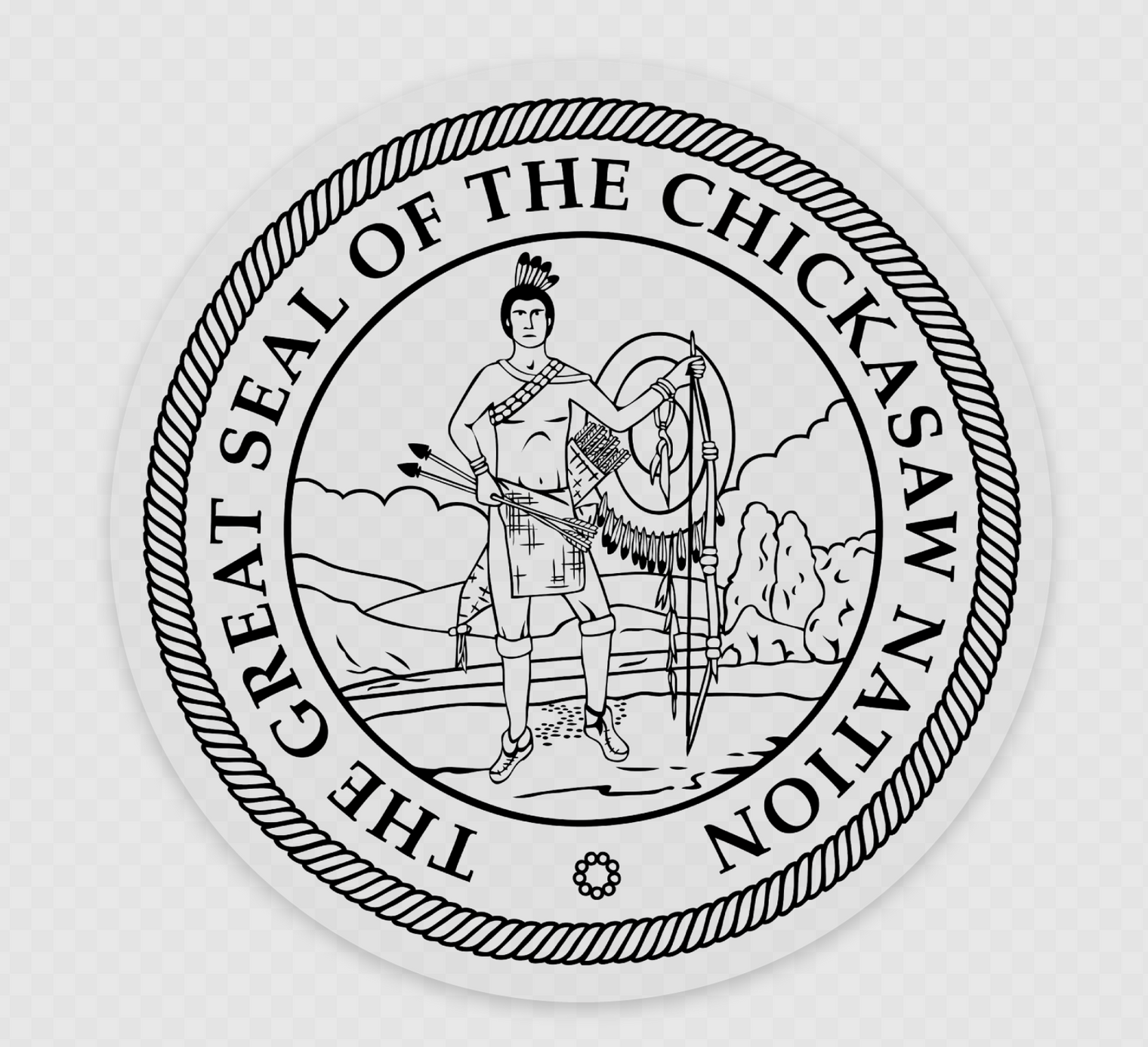 Chickasaw Nation Seal Sticker