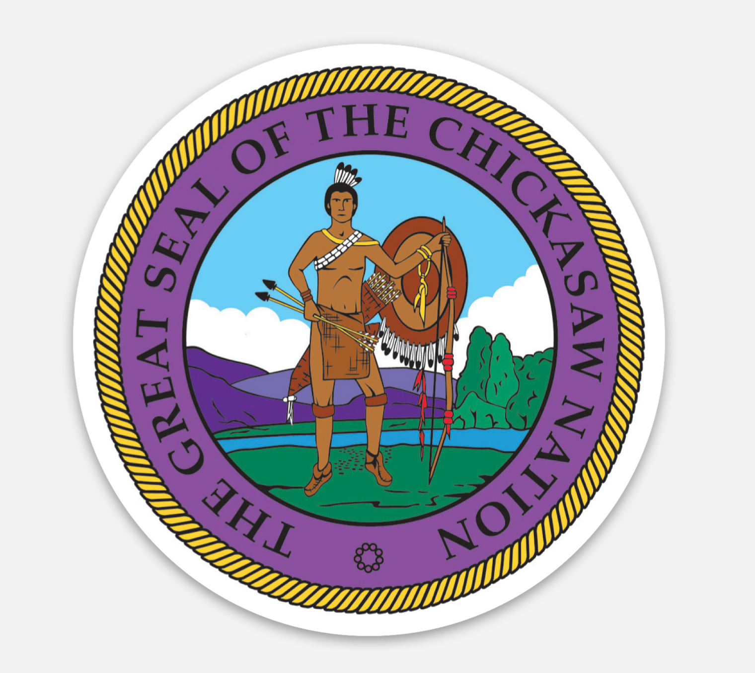Chickasaw Nation Seal Sticker