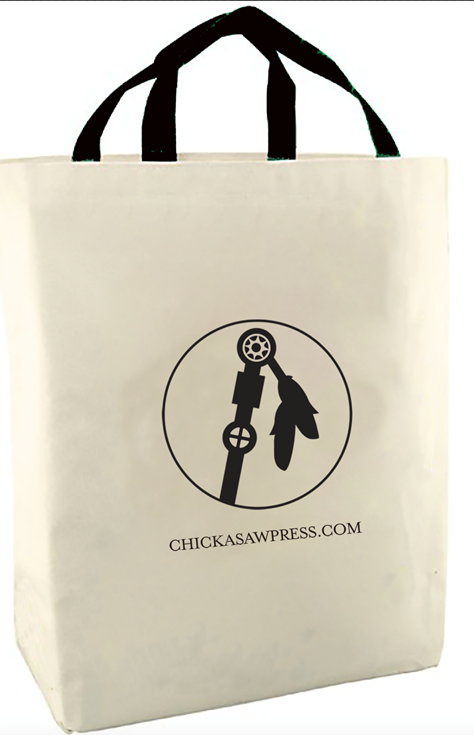 Leaning Pole Press Logo Tote