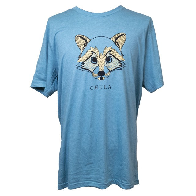 Chula T-shirt-Heather Blue Lagoon