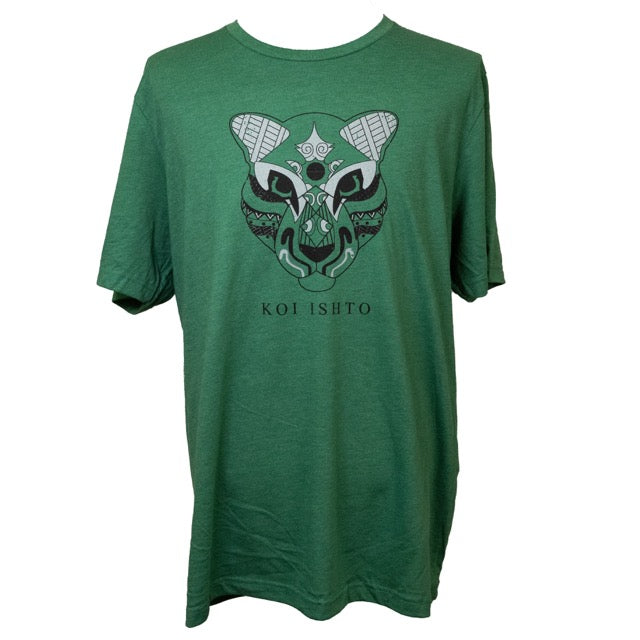Koi Ishto T-shirt-Heather Green Grass