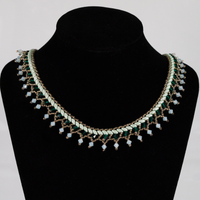 Green Austrian Crystal Necklace