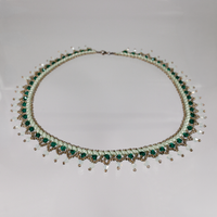 Green Austrian Crystal Necklace
