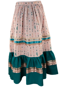 Ribbon Skirt - Pink/Arrow