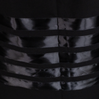 Ribbon Skirt - Black w/5 Ribbons - Youth