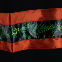 Ribbon Skirt - Black/Evergreen