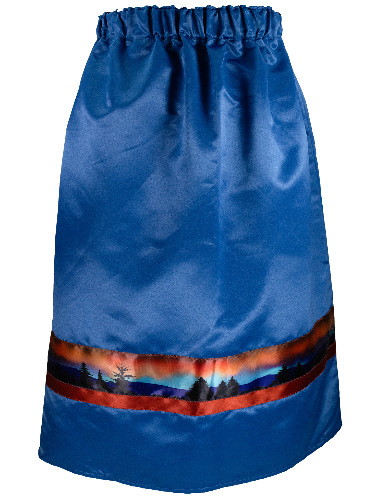 Ribbon Skirt - Blue/Sunset