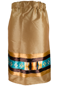 Ribbon Skirt - Gold/Yellow/Turquoise