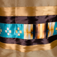 Ribbon Skirt - Gold/Yellow/Turquoise