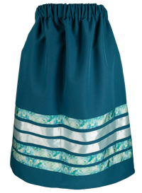 Ribbon Skirt - Turquoise/Light Turquoise
