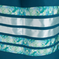 Ribbon Skirt - Turquoise/Light Turquoise