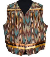 Ribbon Vest - Brown/Deer