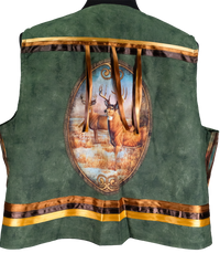 Ribbon Vest - Brown/Deer