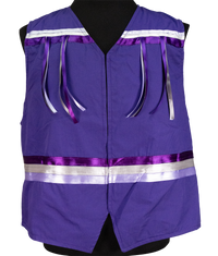 Ribbon Vest - Purple/Wolves