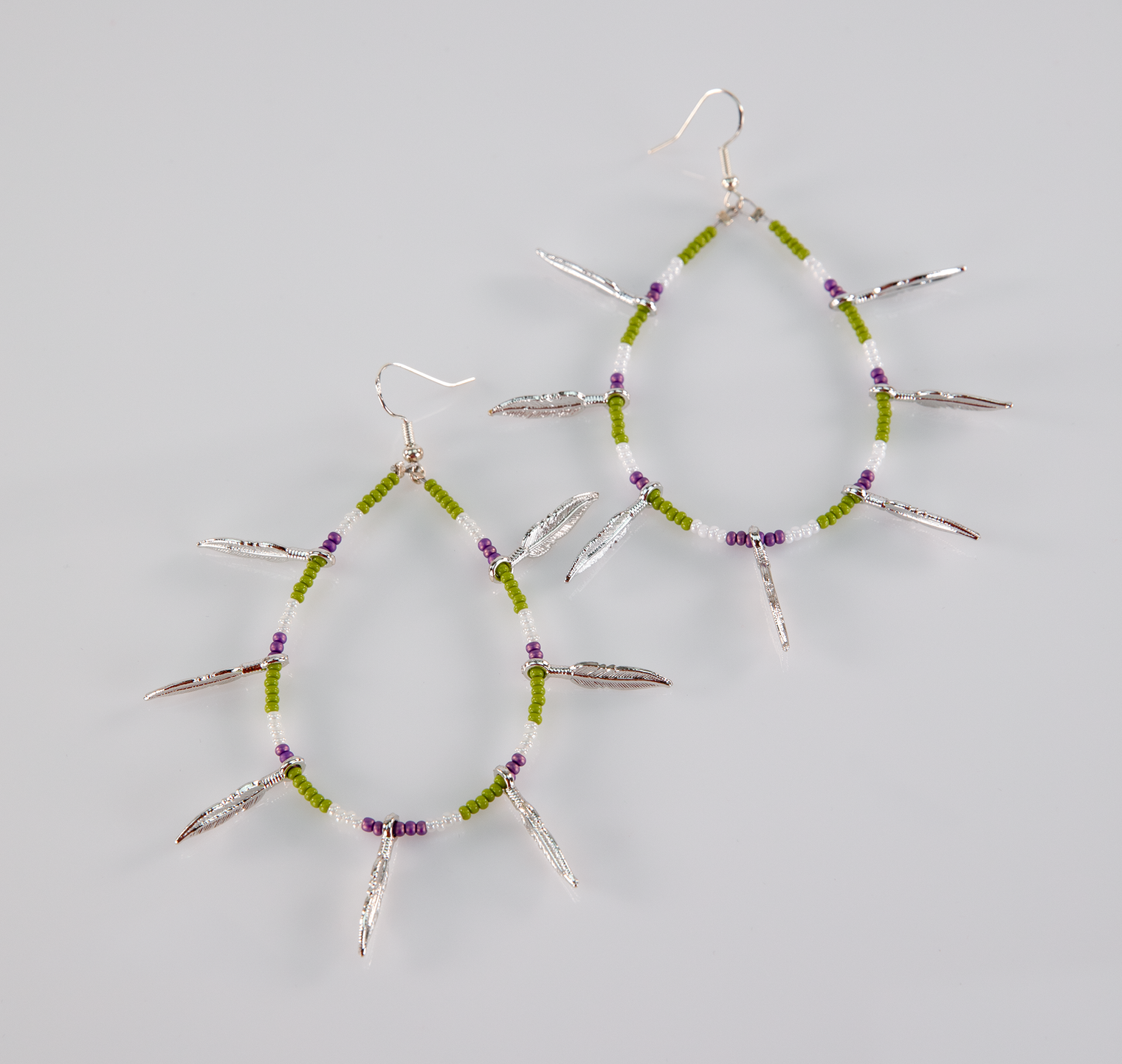 Spooky Feather Earrings