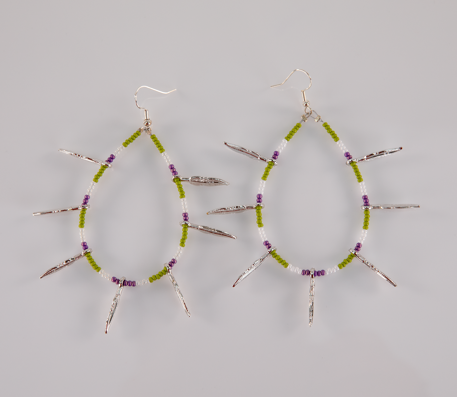 Spooky Feather Earrings