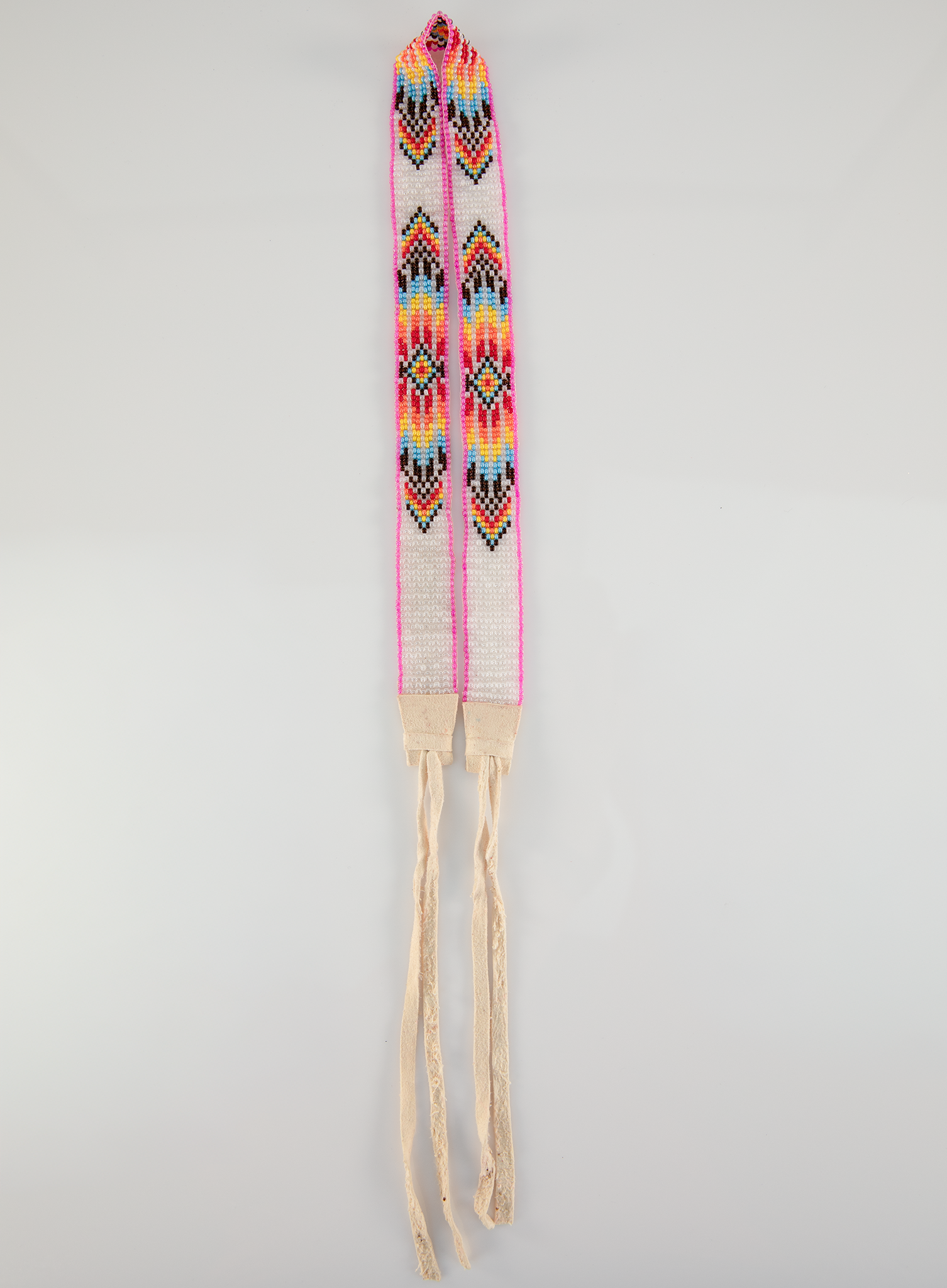 Beaded Hatband - Black/Red/Yellow/Blue