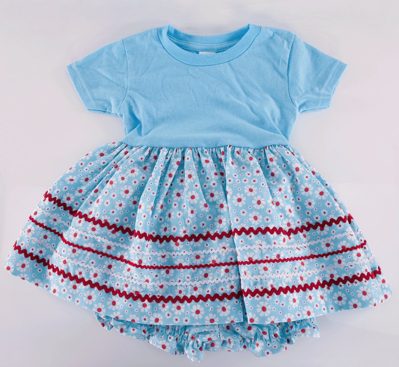 Matching Dress and Bloomer Set - Baby